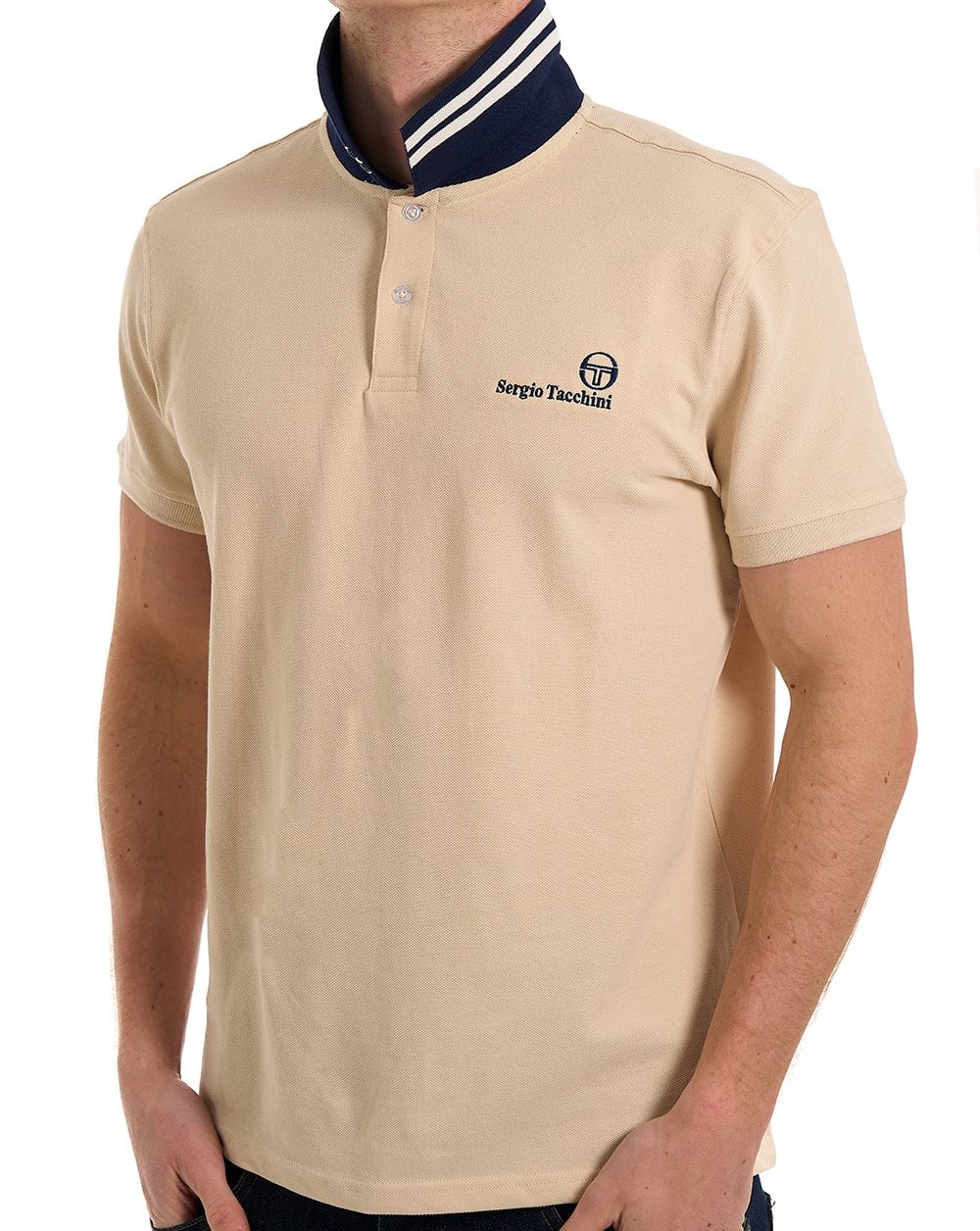 Sergio Tacchini Bondi Polo Shirt Sand - Image 2