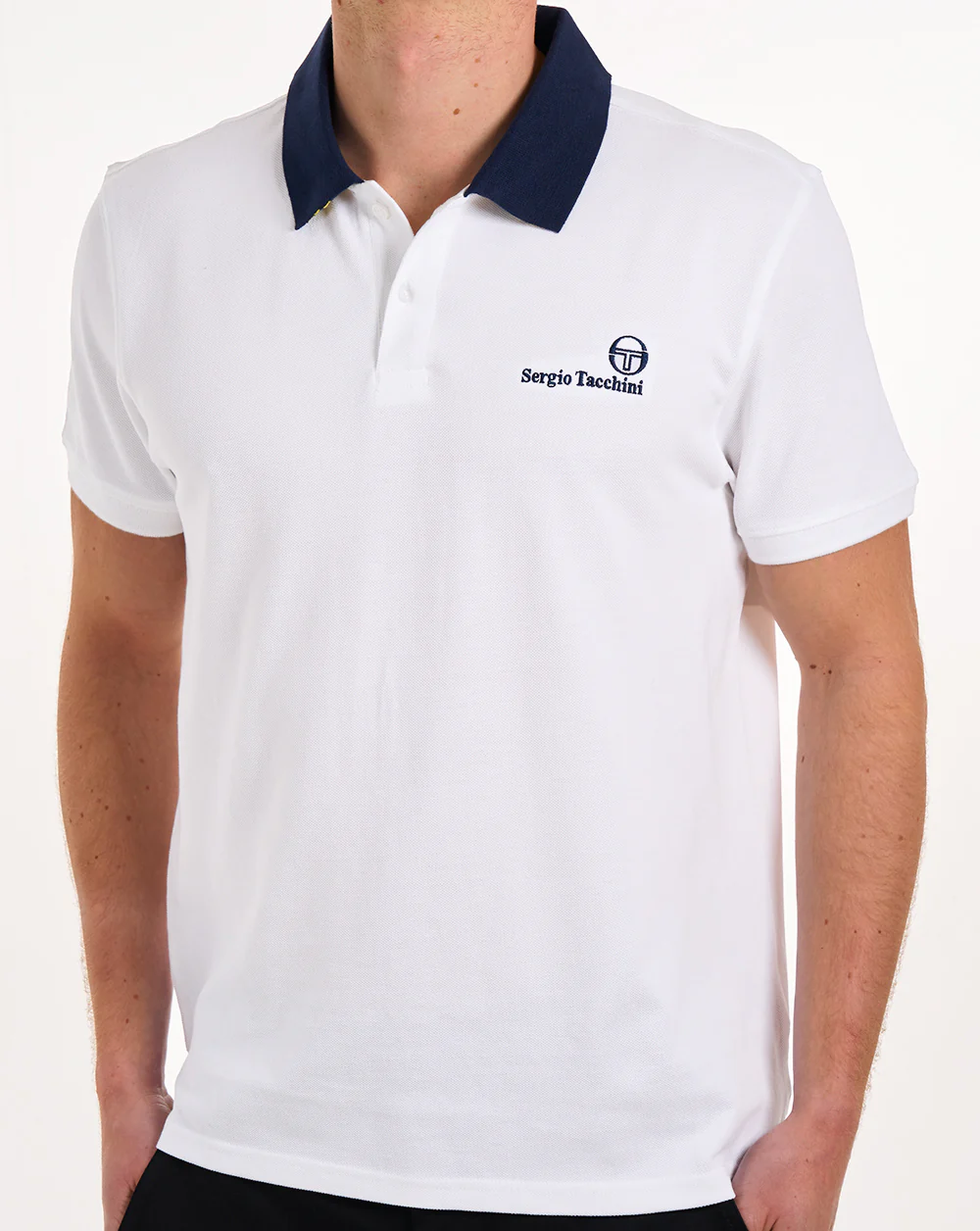 Sergio Tacchini Bondi Polo Shirt White - Image 3