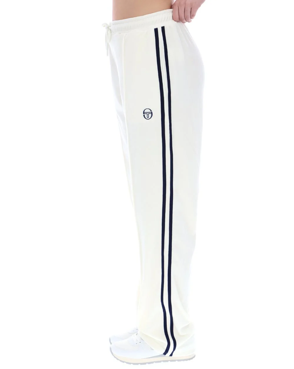 Sergio Tacchini Carmella Track Pants Gardenia/Navy Blue - Image 2