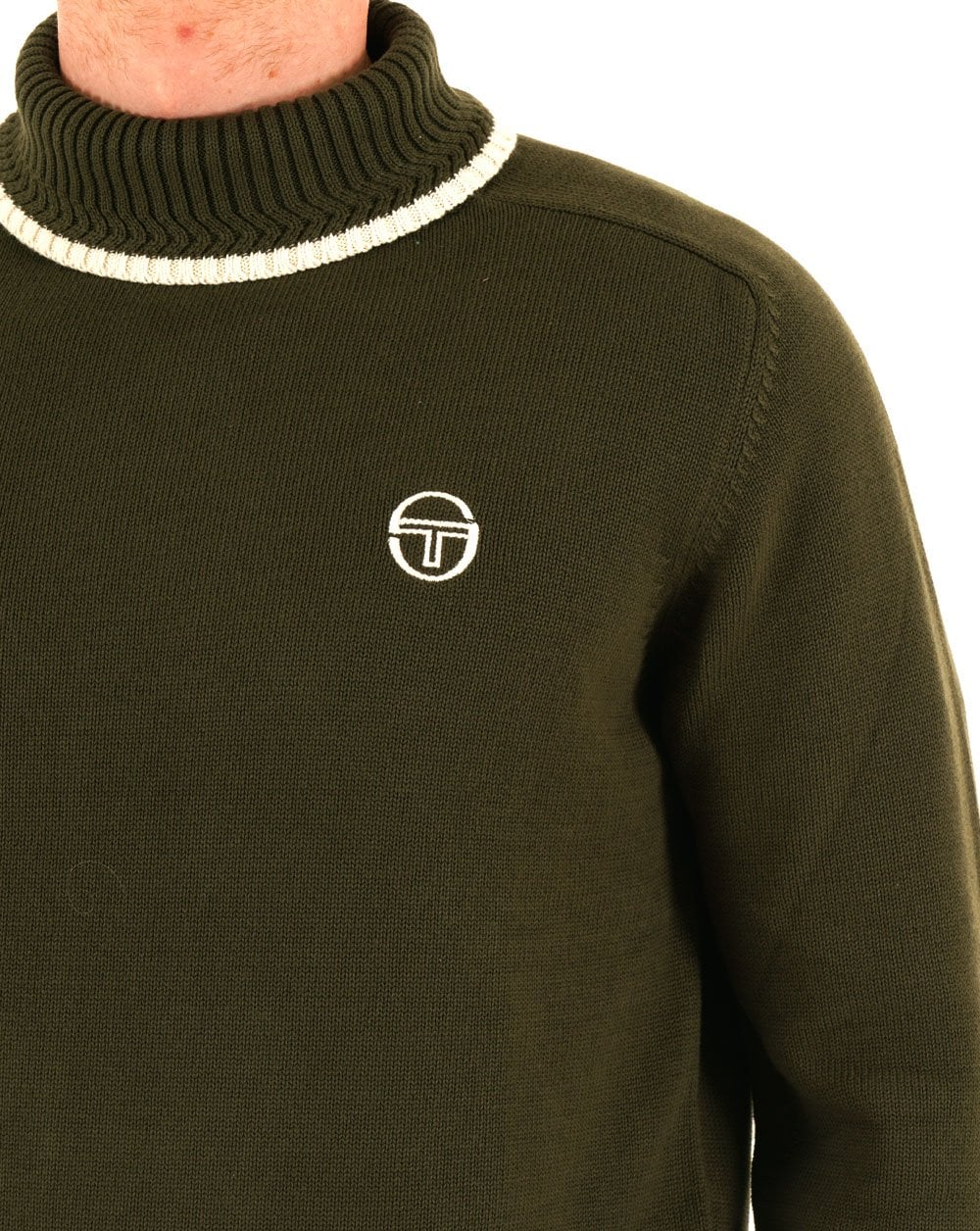 Sergio Tacchini Roll Neck Knit Green - Image 2