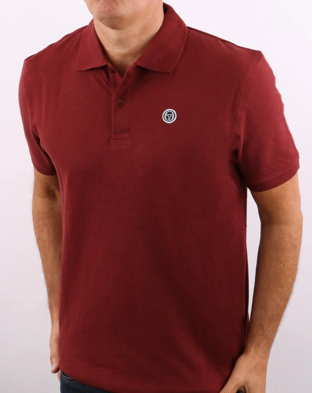 Sergio Tacchini Corso Polo Shirt Port - Image 4