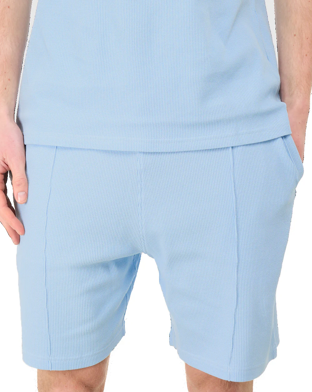 Sergio Tacchini Court Shorts Sky Blue - Image 3