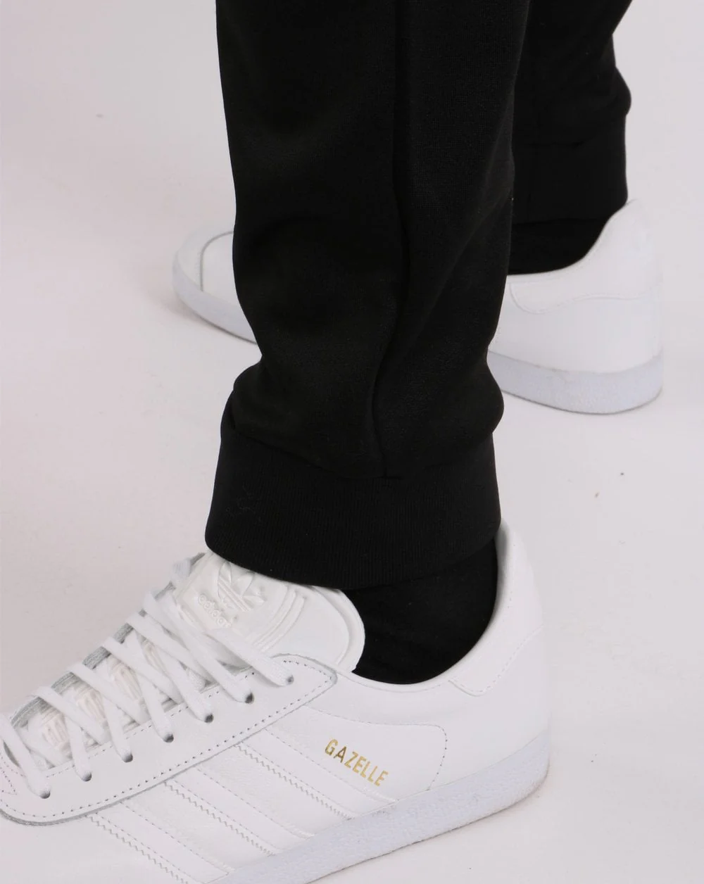 Sergio Tacchini Cuffed Track Pants Black/Gold - Image 3
