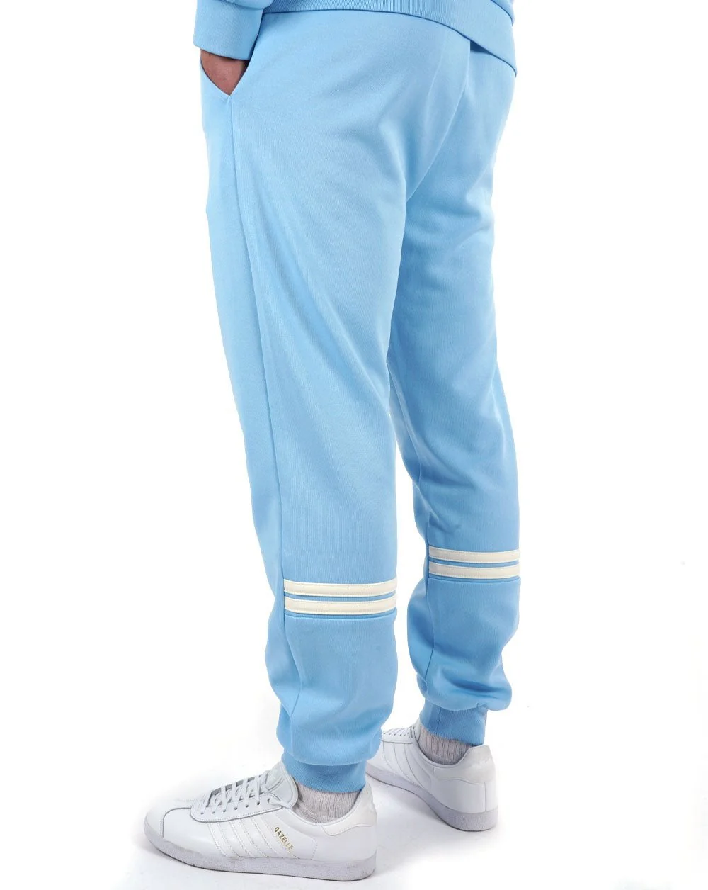 Sergio Tacchini Dallas Cuffed Track Pants Sky Blue - Image 2