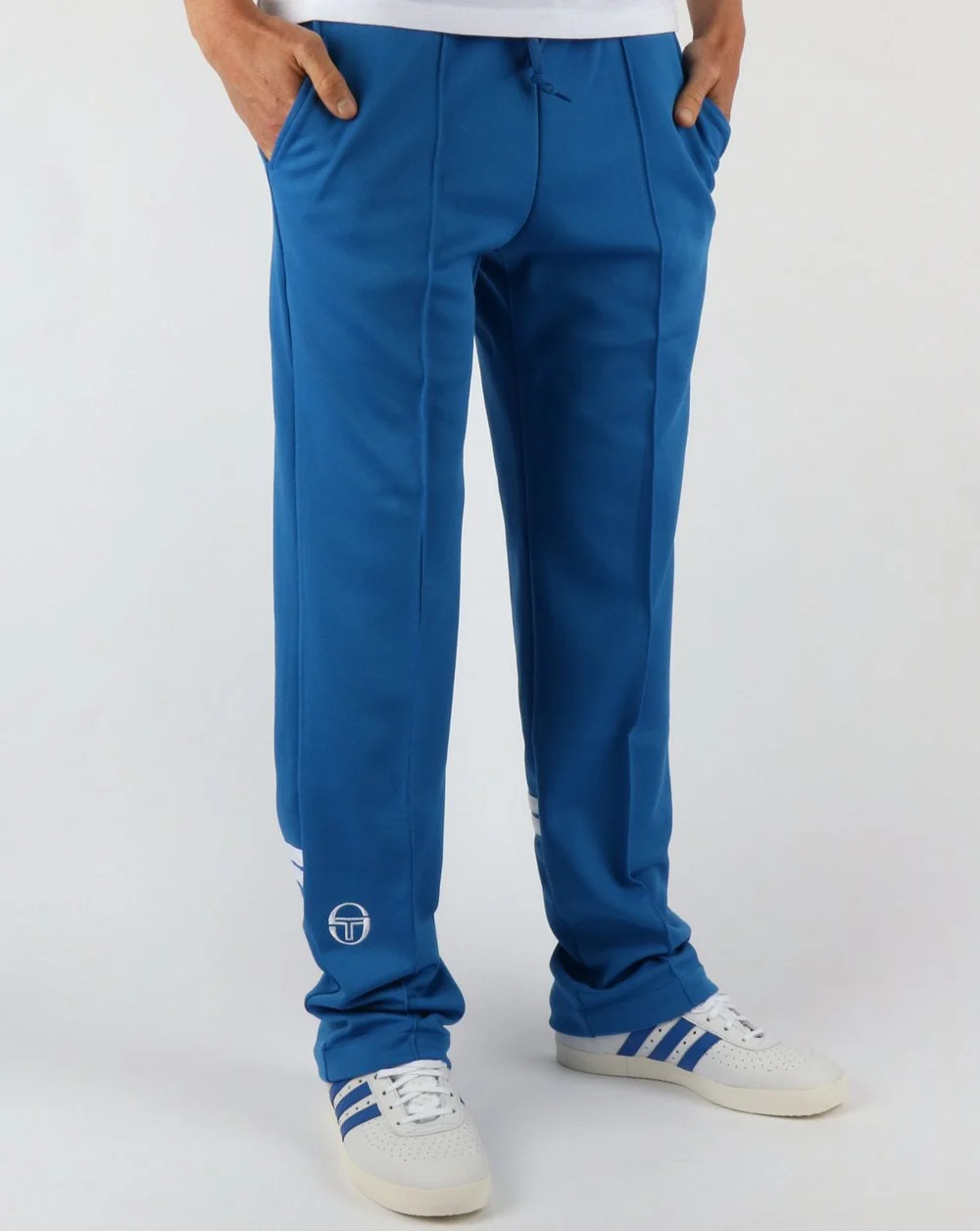 Sergio Tacchini Dallas Track Bottoms Royal Blue - Image 2