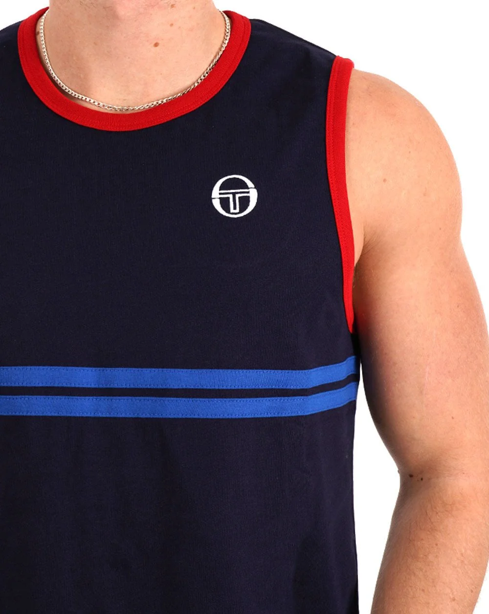 Sergio Tacchini Dallas Vest Navy Blue - Image 2