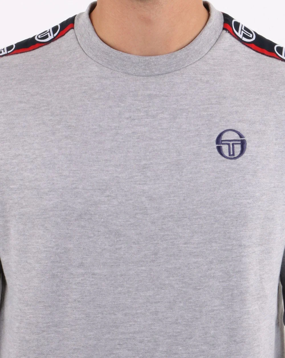 Sergio Tacchini Delaco Sweatshirt Grey Melange/navy - Image 2