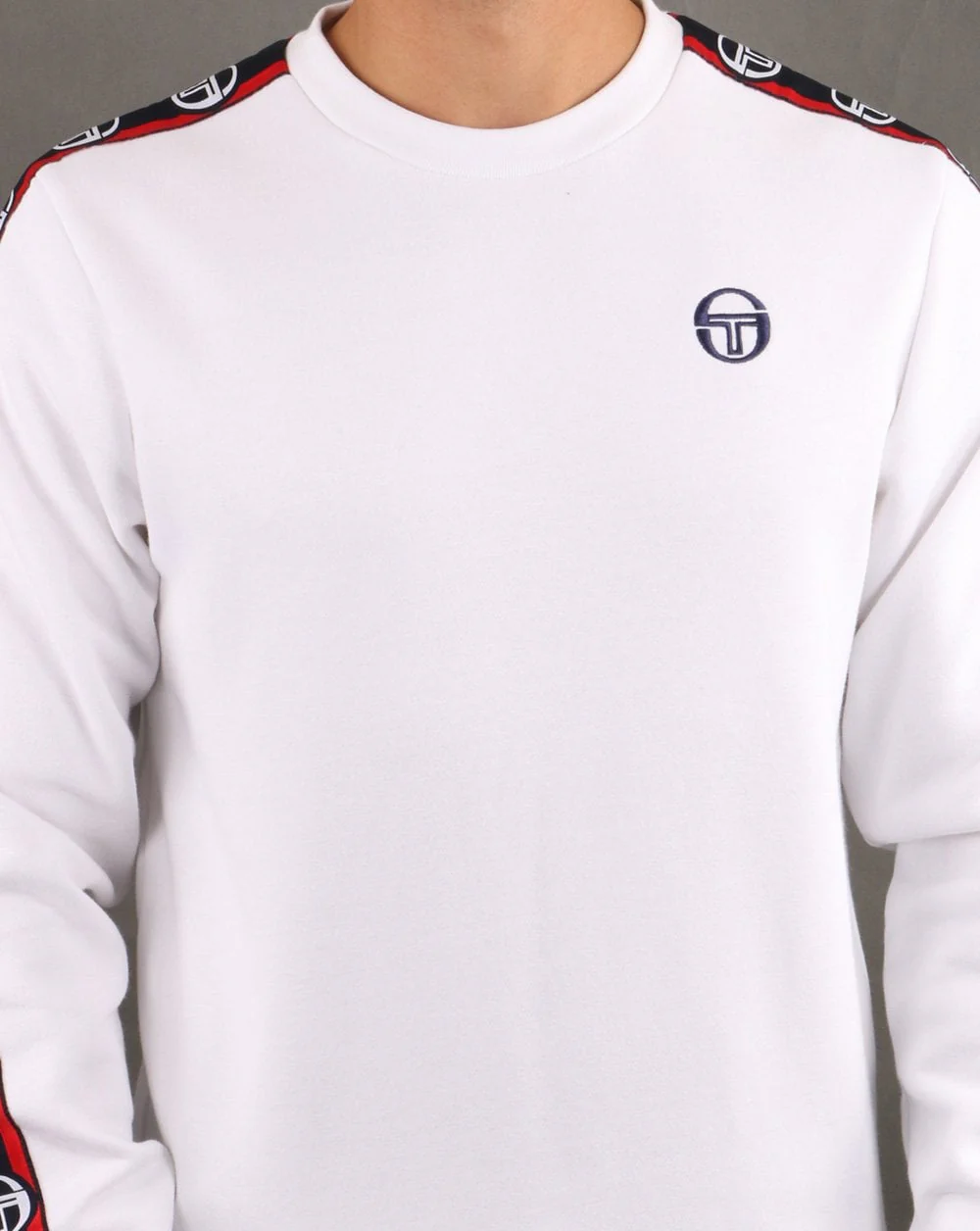 Sergio Tacchini Delaco Sweatshirt White/navy - Image 4