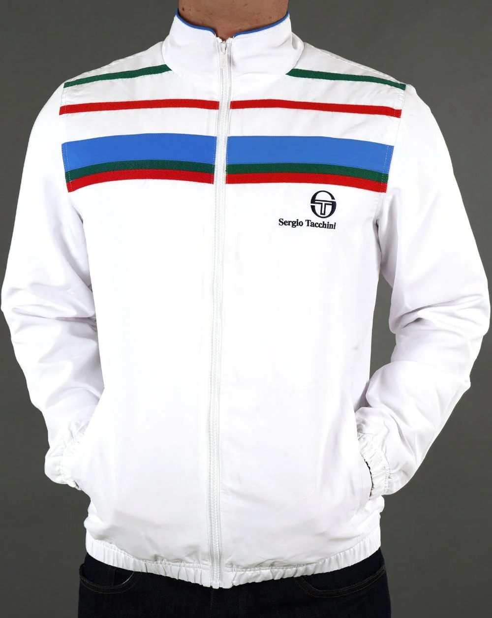 Sergio Tacchini Denver Track Jacket White - Image 3