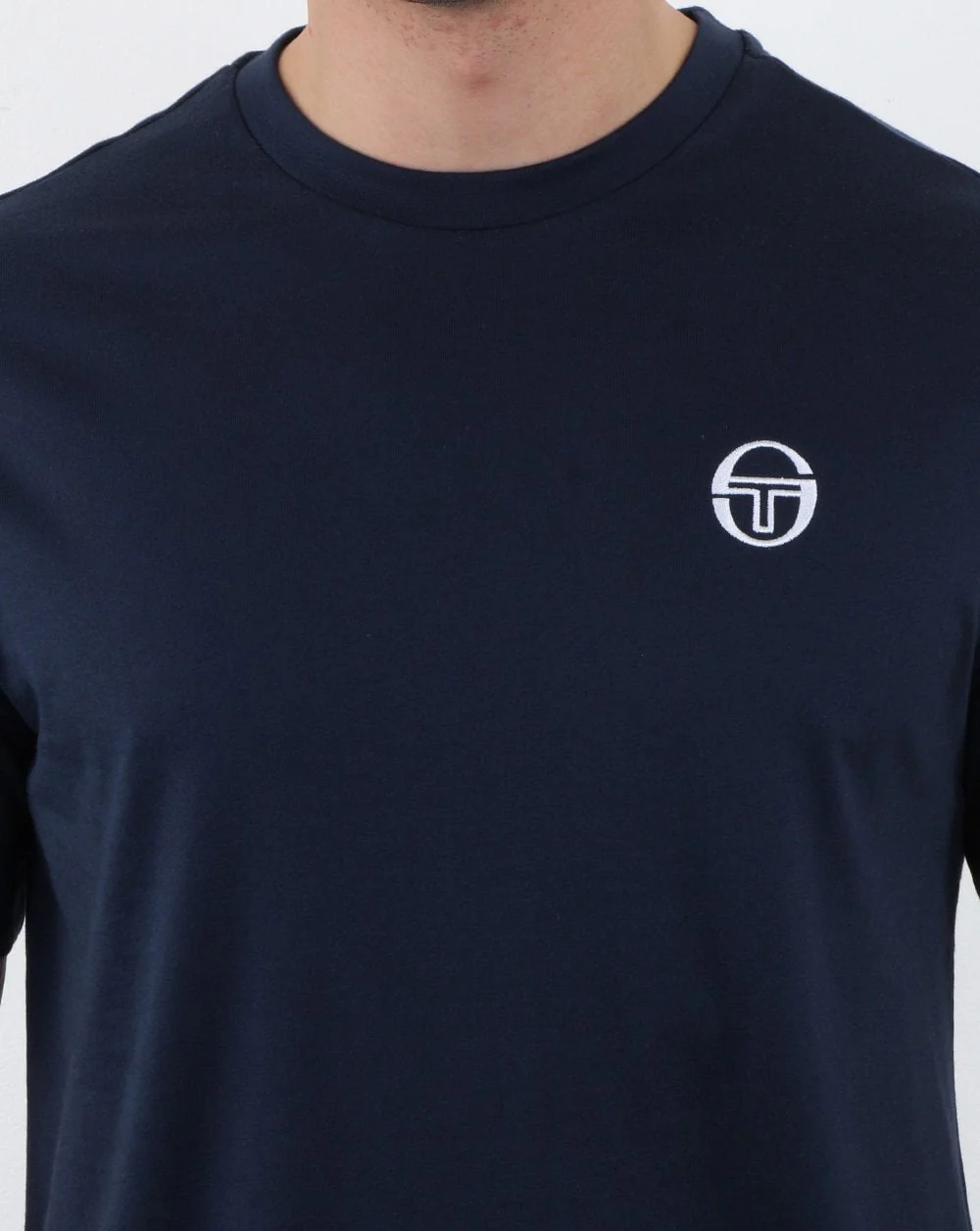 Sergio Tacchini Essentials T Shirt Navy - Image 4