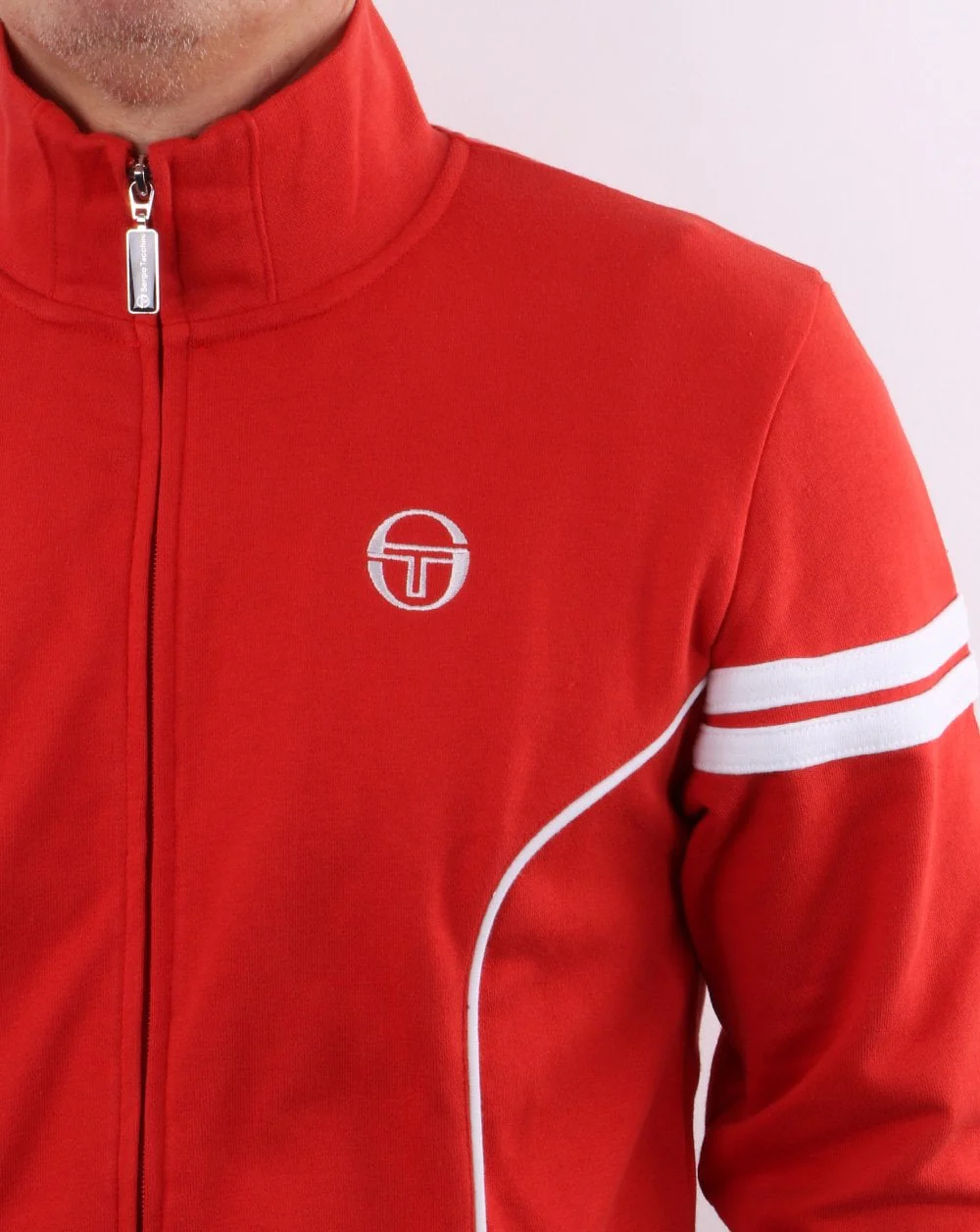 Sergio Tacchini Fjord Track Top Red - Image 3
