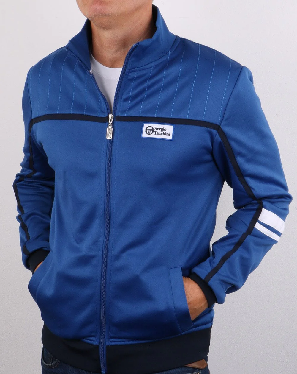 Sergio Tacchini Frankie Track Top Blue - Image 3