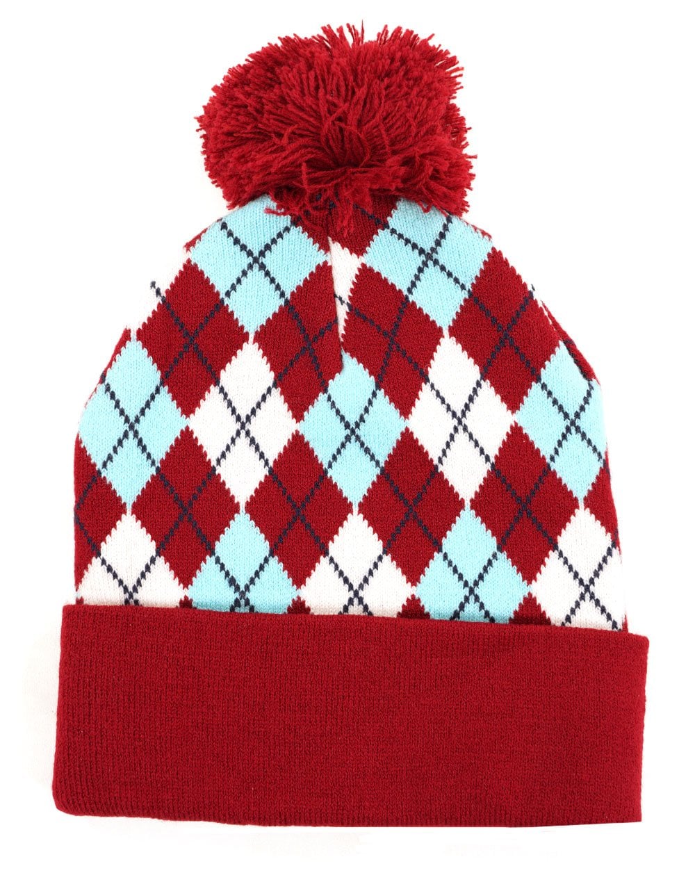 Sergio Tacchini Hamilton Bobble Beanie Rhubarb - Image 2