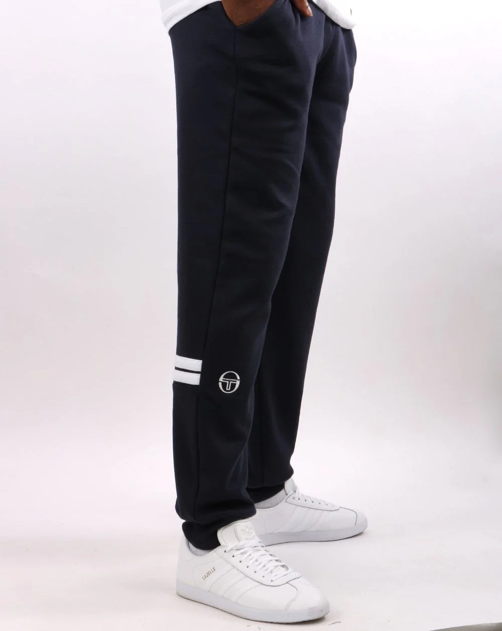 Sergio Tacchini Jog Pants Navy/White