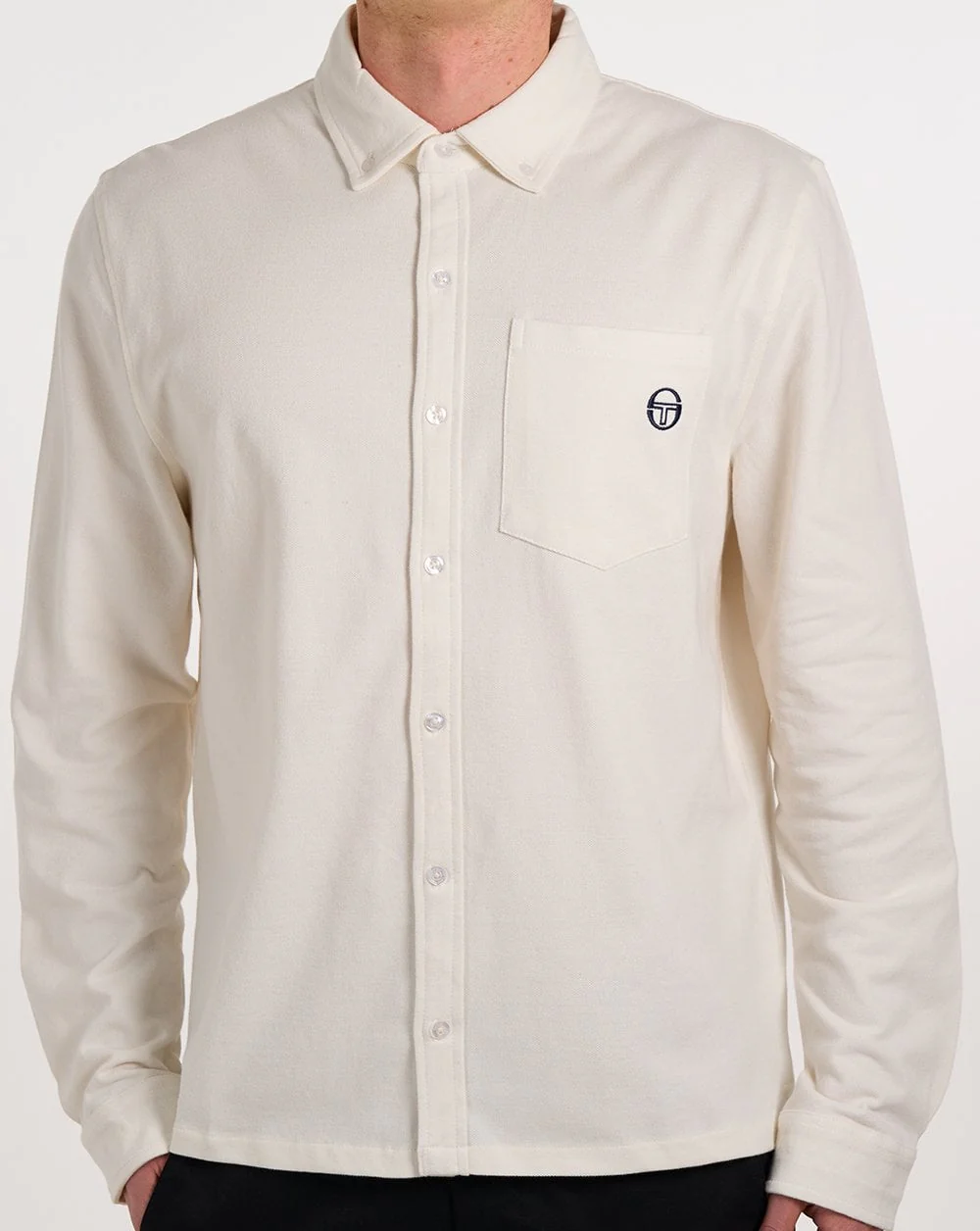 Sergio Tacchini Lanz Pique Shirt Gardenia - Image 2