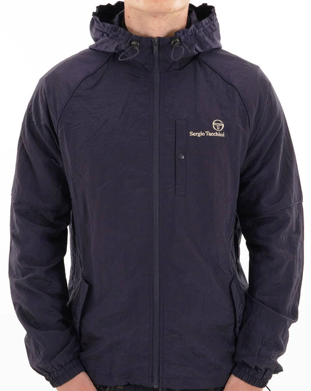 Sergio Tacchini Maldini Hooded Jacket Navy Blue - Image 3