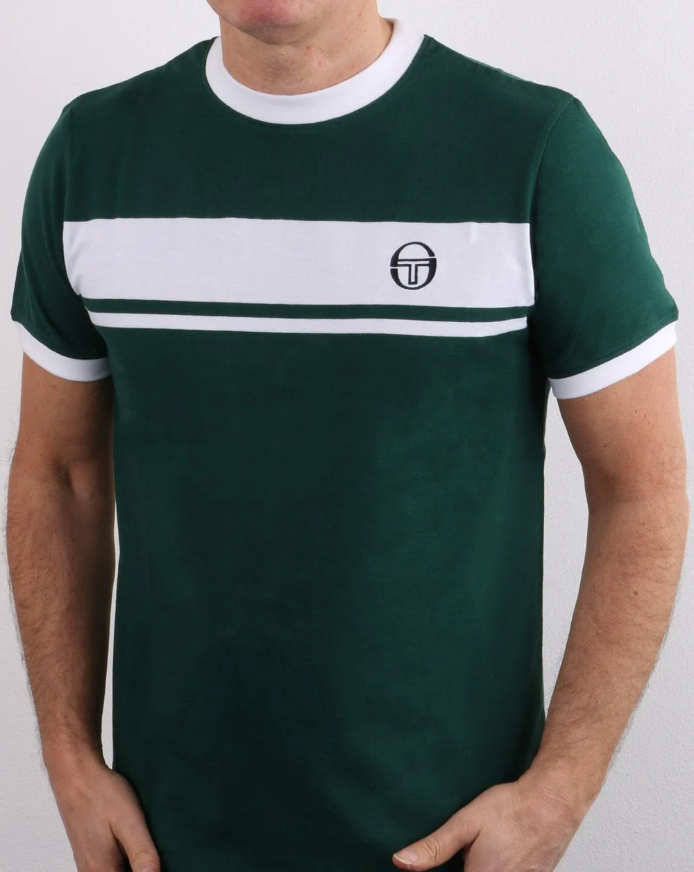 Sergio Tacchini Masters T Shirt Green/white