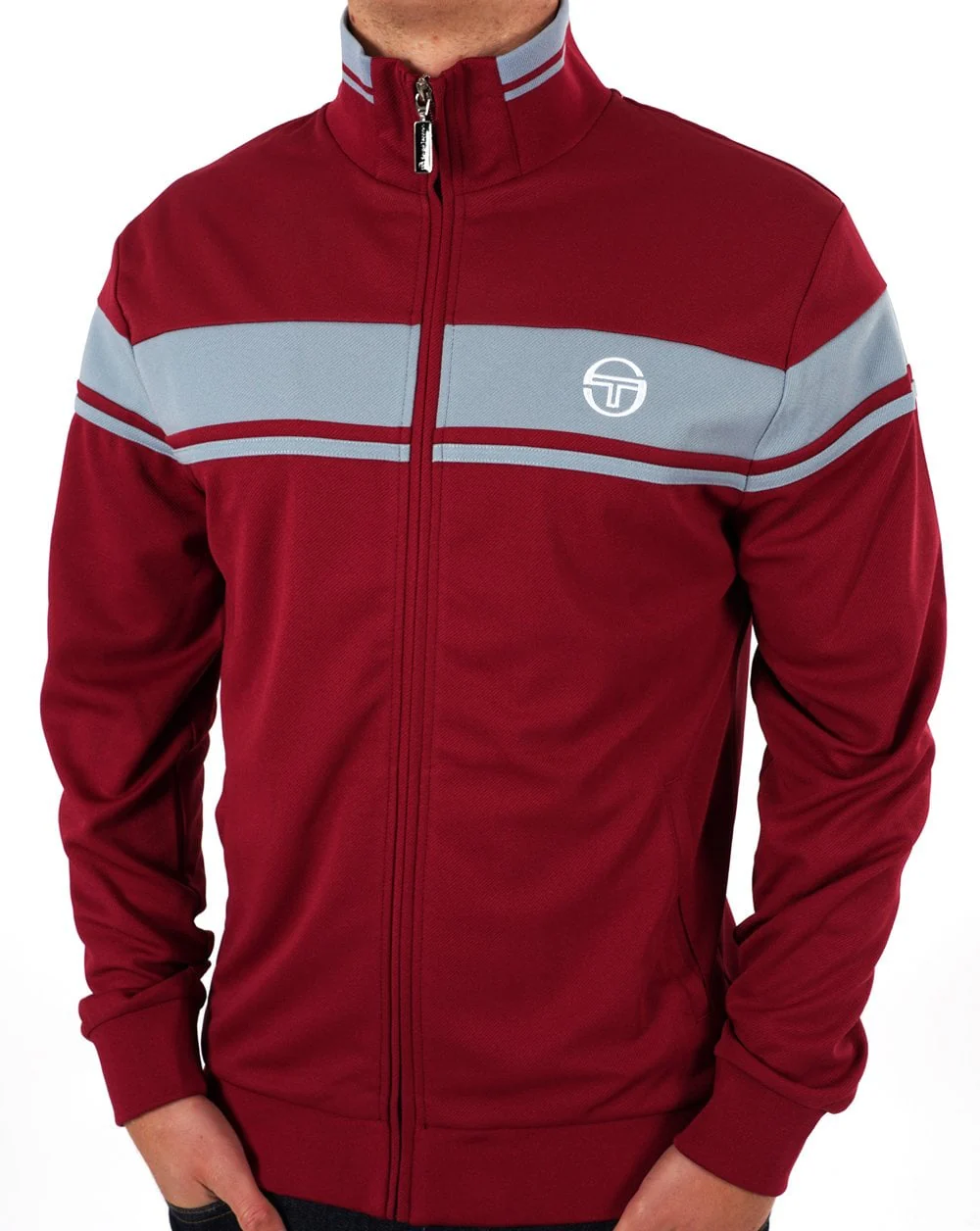 Sergio Tacchini Masters Track Top Claret Blue