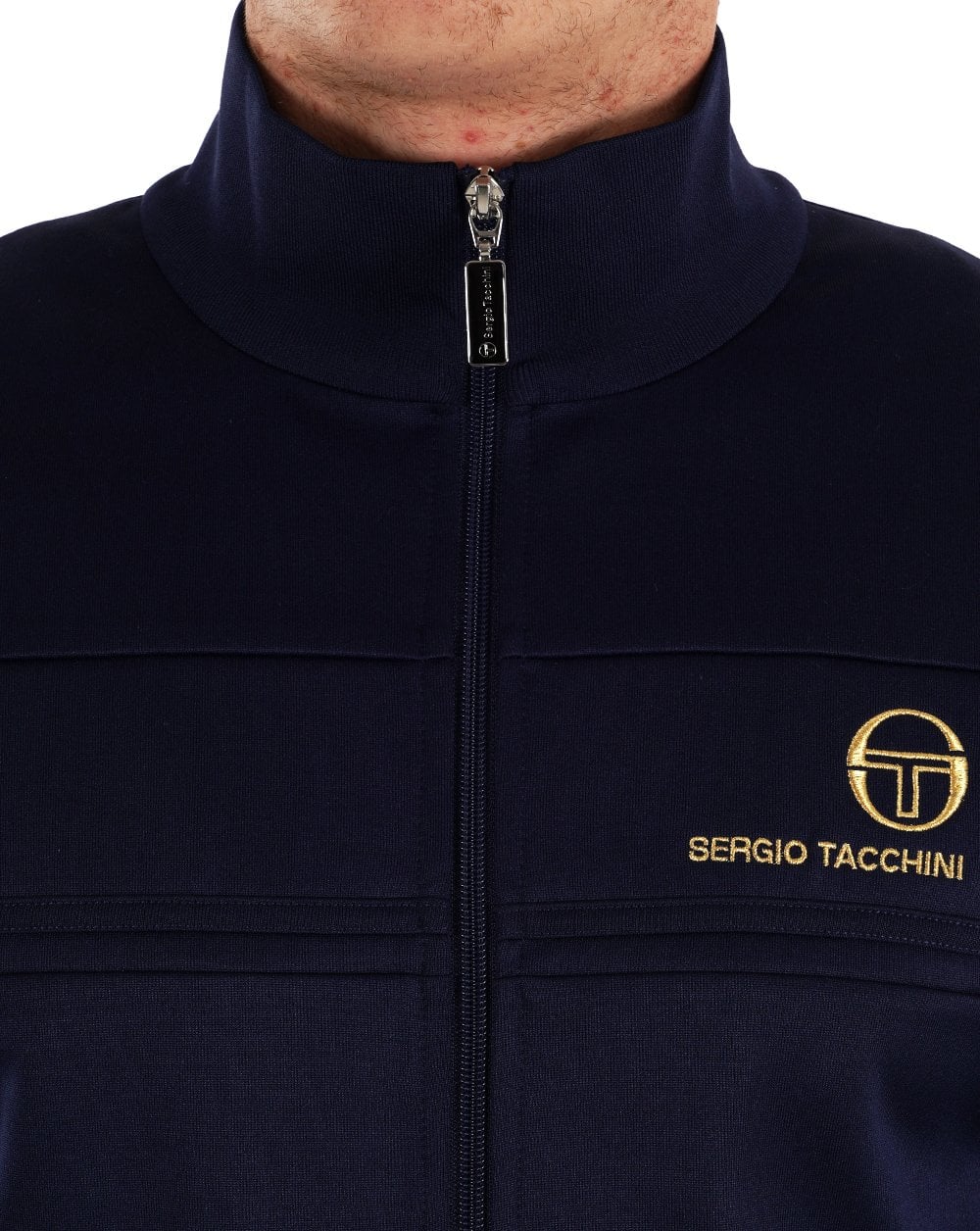 Sergio Tacchini Masters Track Top Navy Gold - Image 2