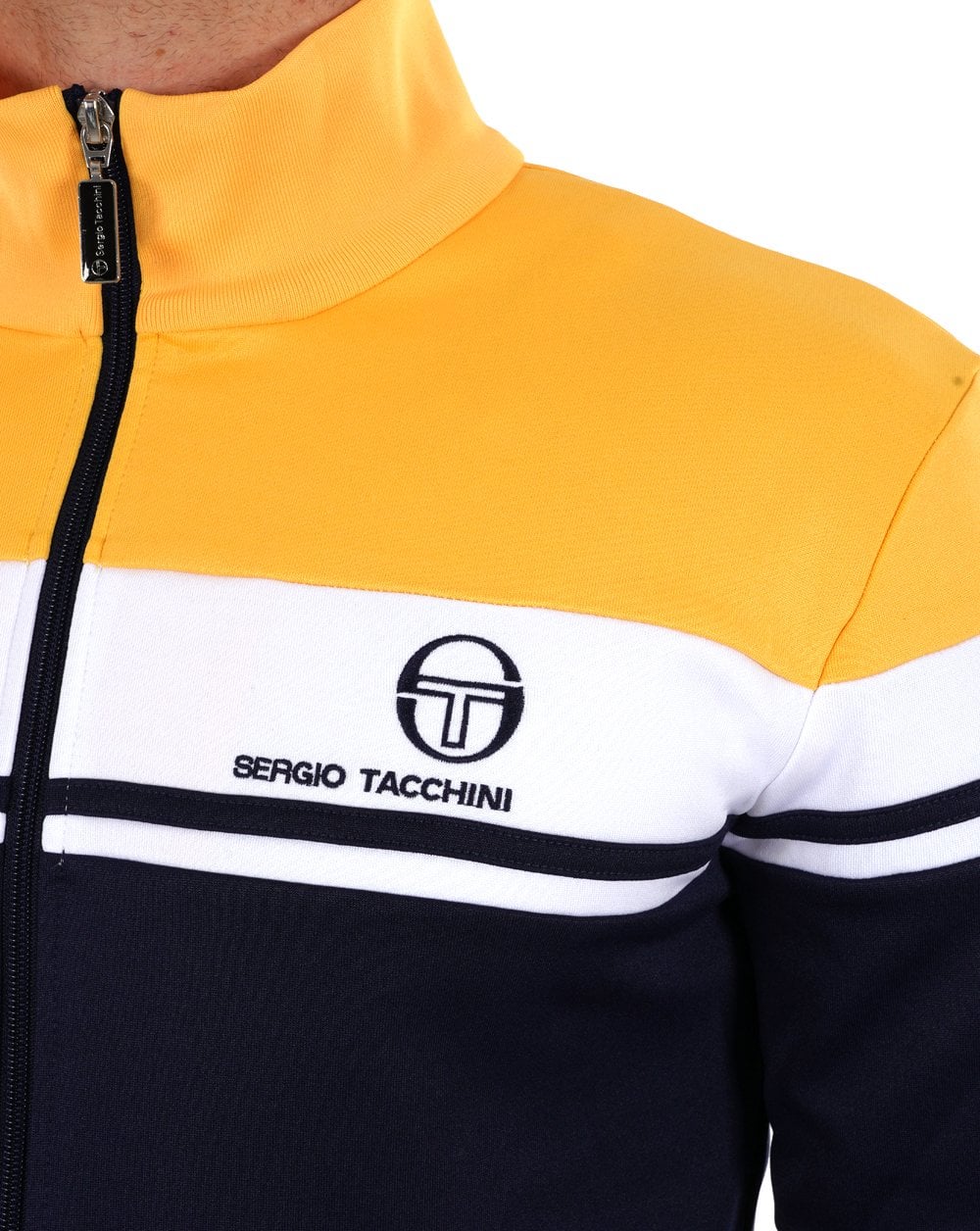 Sergio Tacchini Masters Track Top Navy / White / Yellow - Image 4