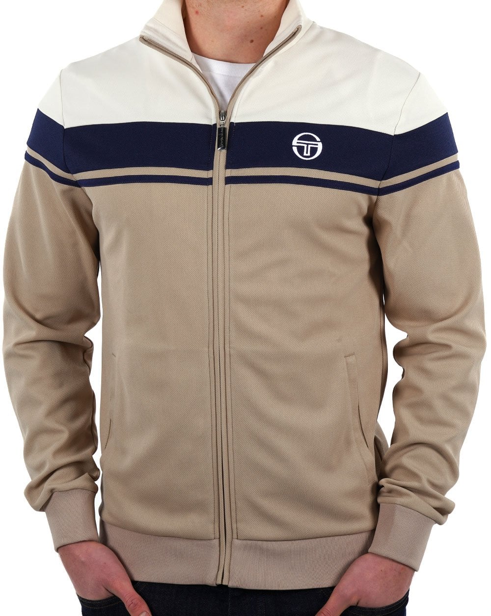 Sergio Tacchini Masters Track Top Stone - Image 3