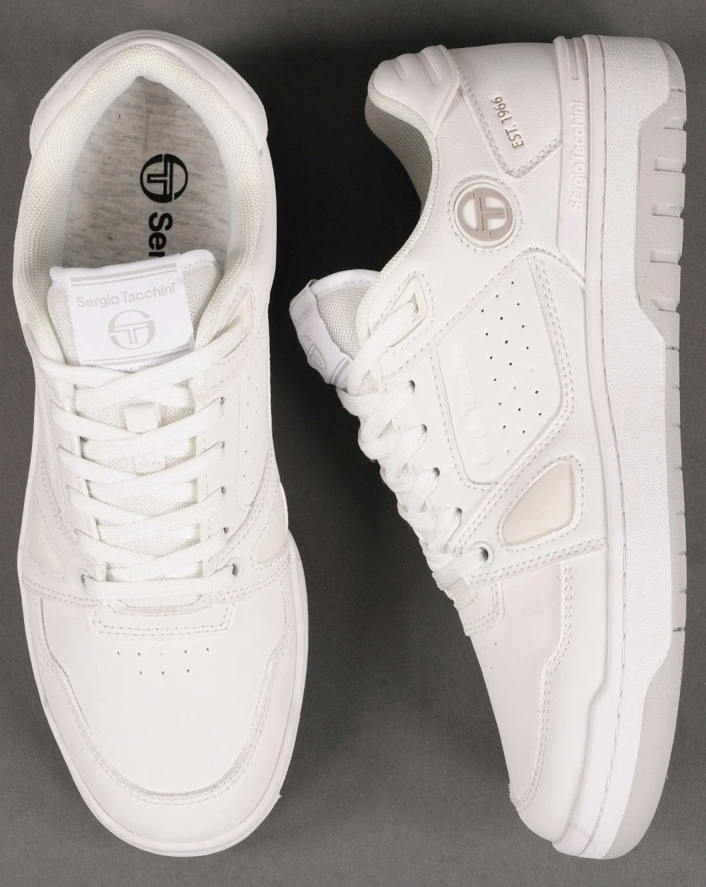 Sergio Tacchini Milano Trainers Pure White - Image 2