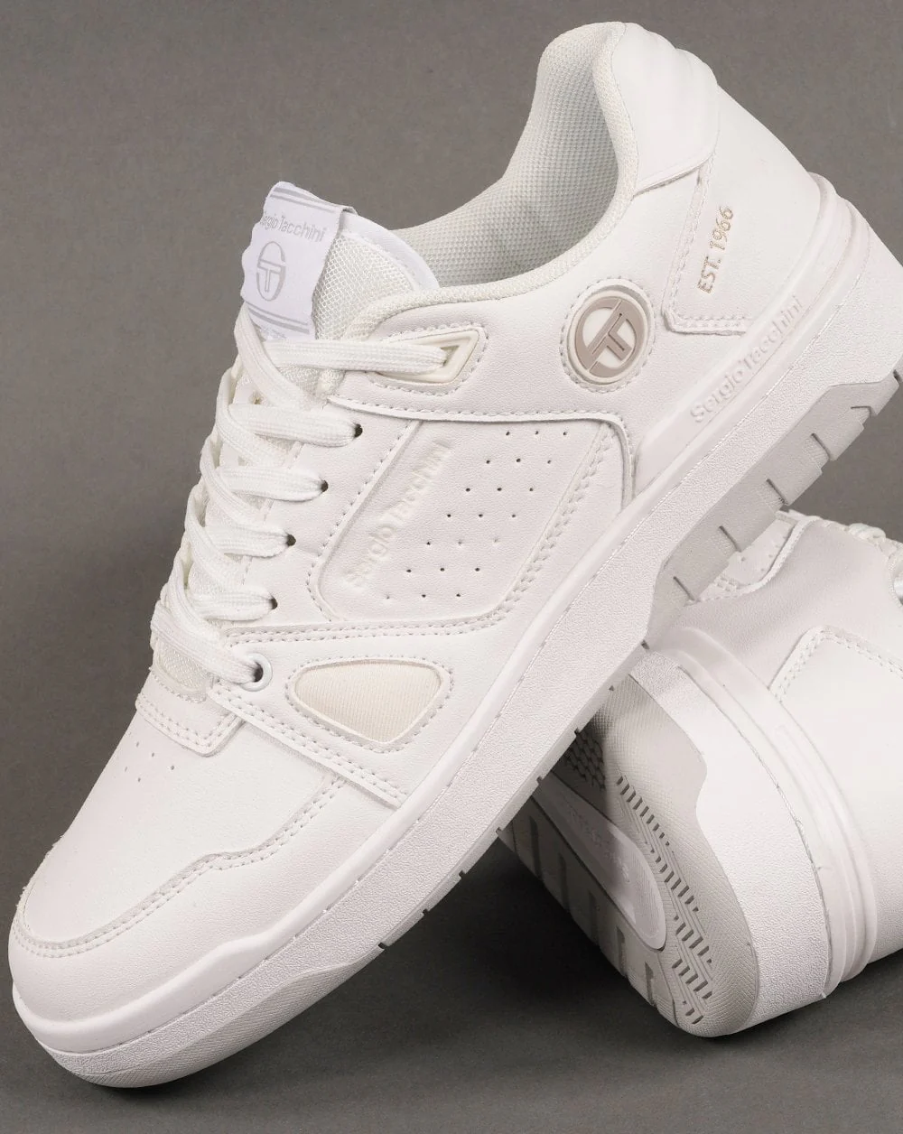 Sergio Tacchini Milano Trainers Pure White - Image 3