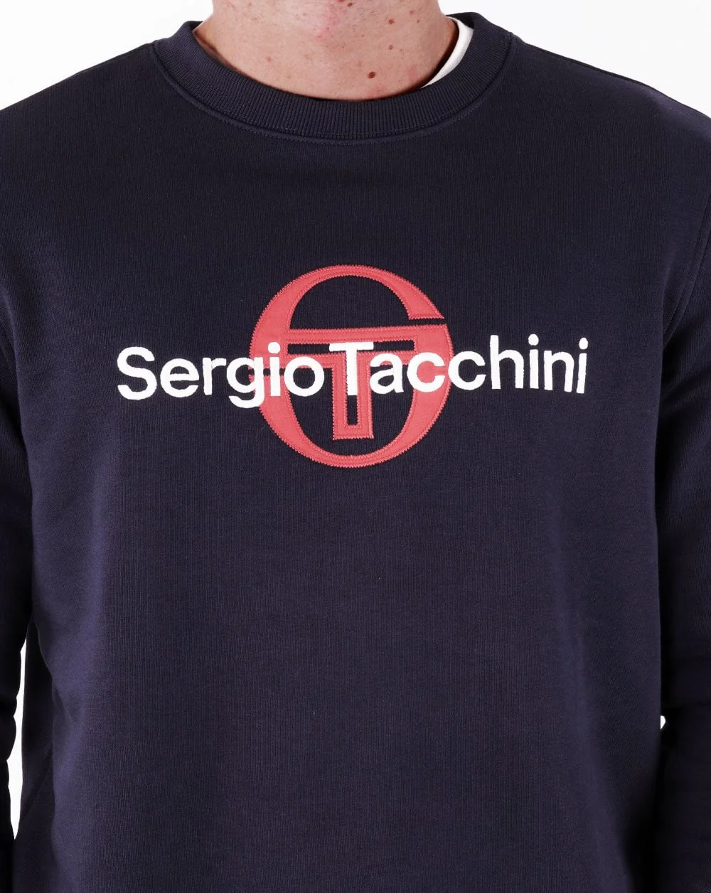 Sergio Tacchini Mirto Crew Sweat Navy Blue - Image 2