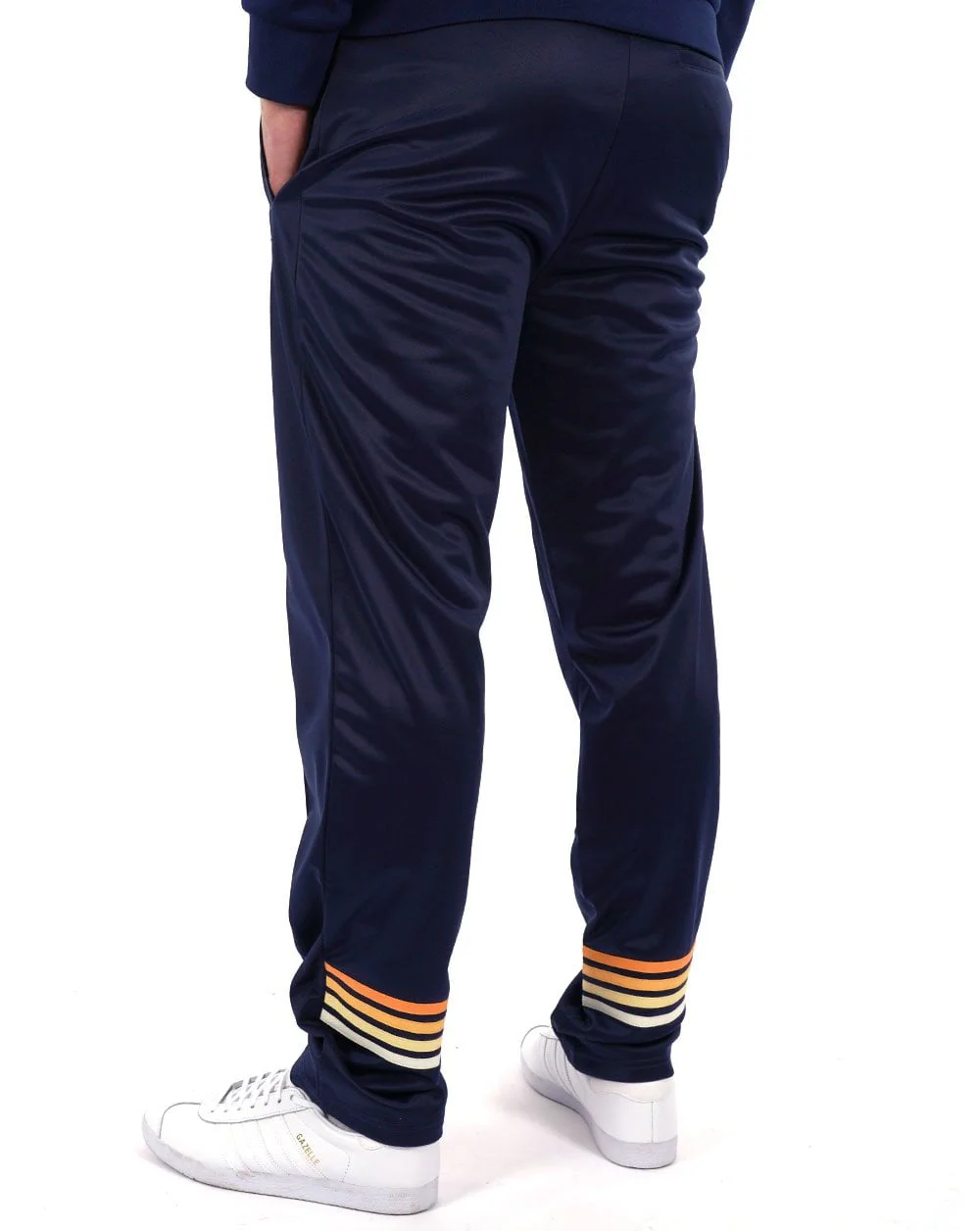 Sergio Tacchini Multi Stripe Track Pants Navy Blue - Image 2