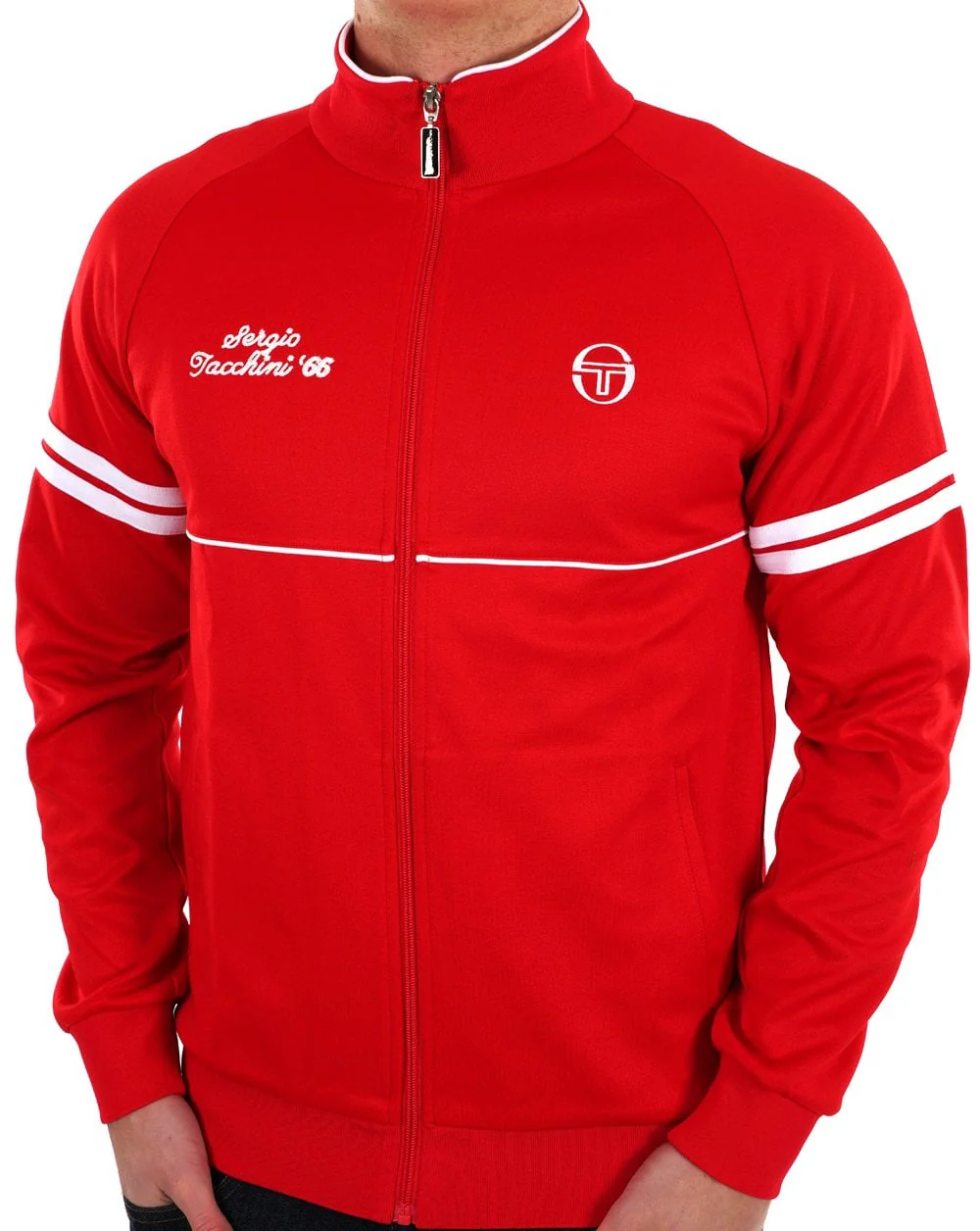 Sergio Tacchini Orion Davis Track Top Red White