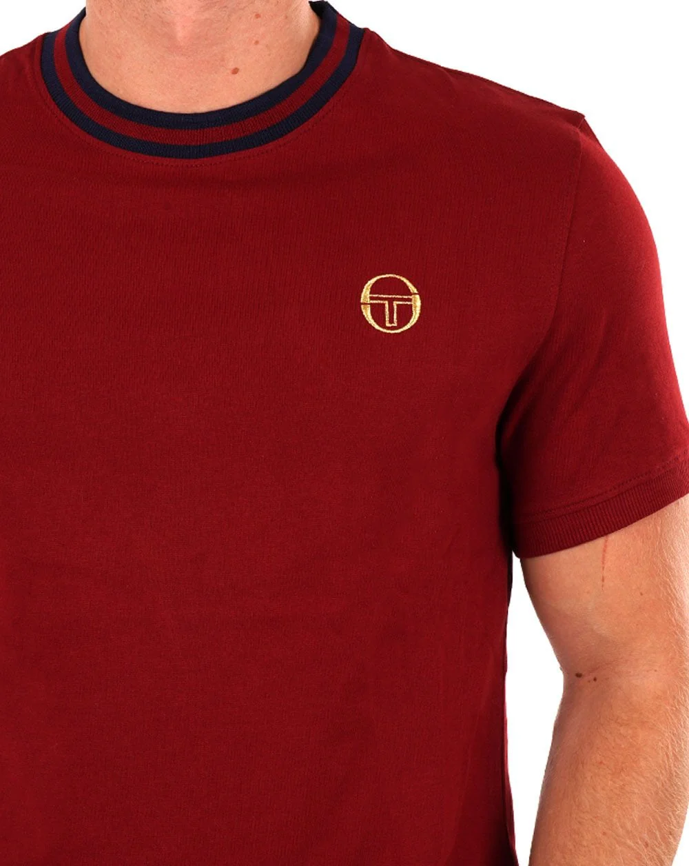 Sergio Tacchini Rainer T Shirt Deep Red - Image 2
