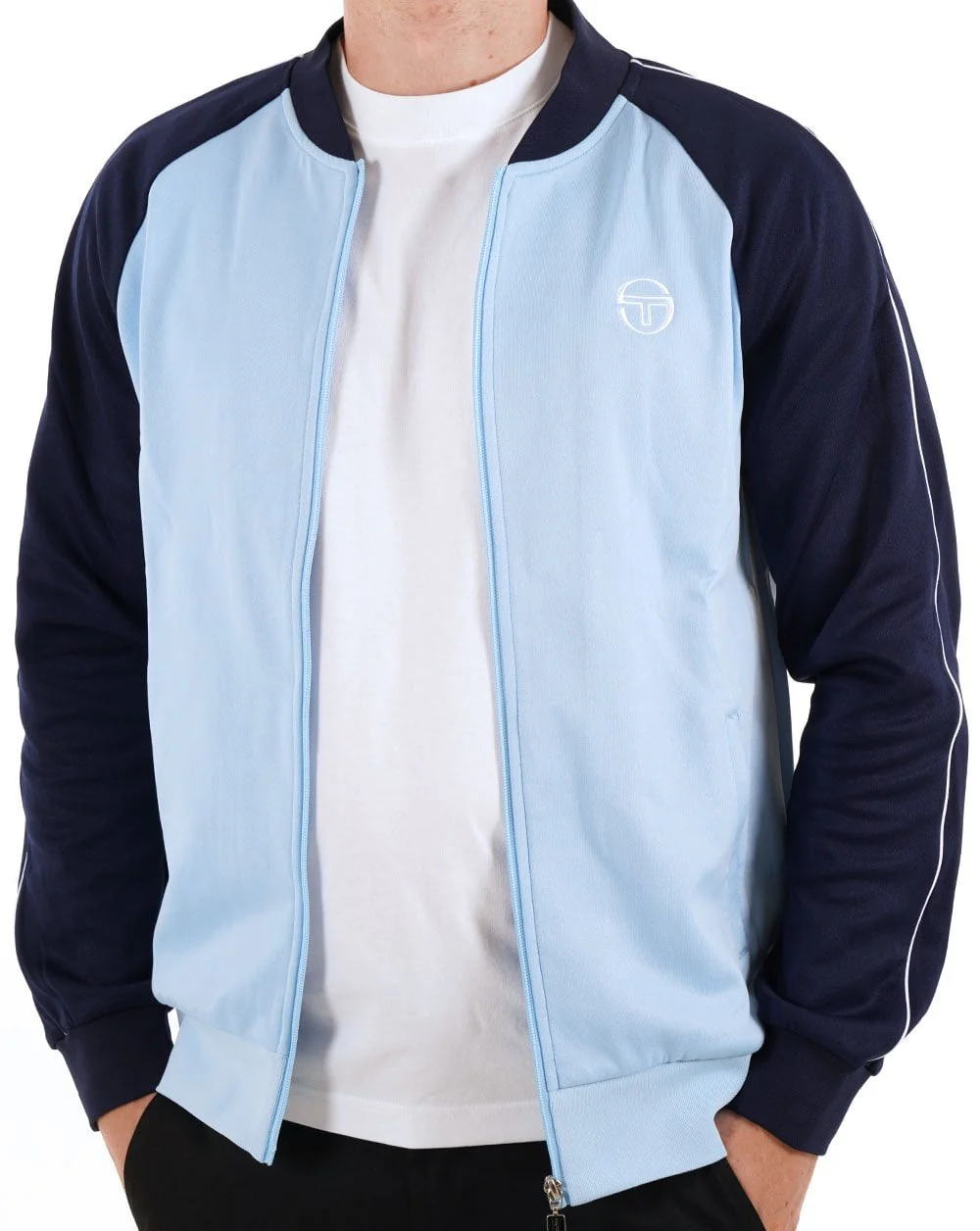 Sergio Tacchini Retro Track Top Sky Navy - Image 5