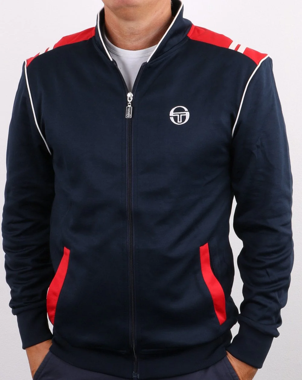 Sergio Tacchini Sammy Track Top Navy - Image 3