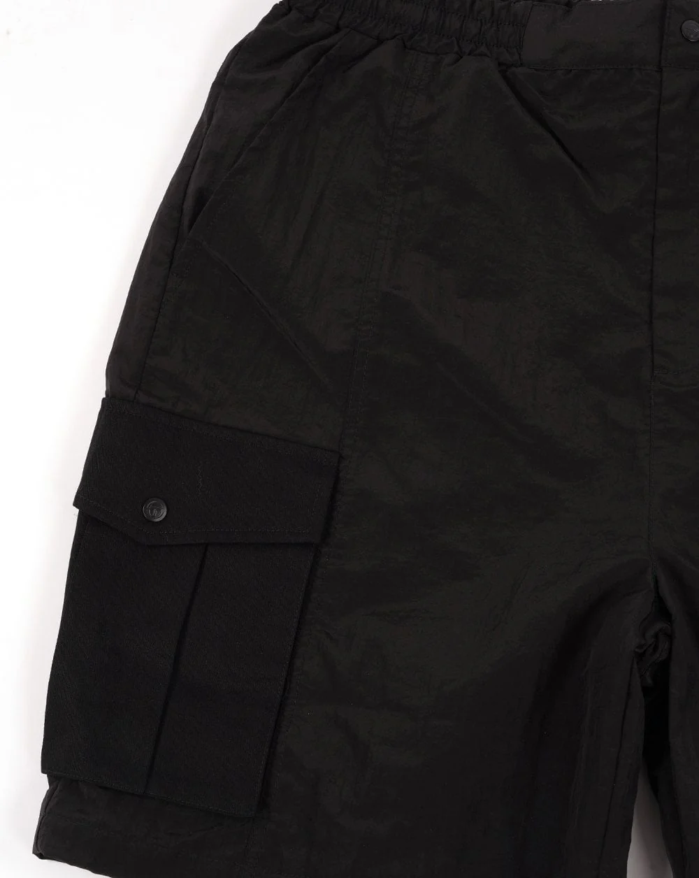 Sergio Tacchini Santino Cargo Shorts Black - Image 4