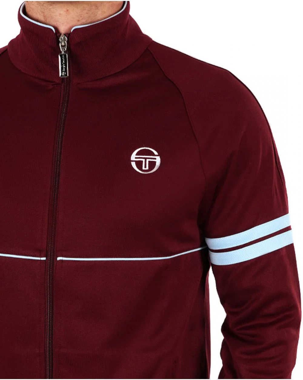 Sergio Tacchini Star Track Top Claret Sky - Image 2