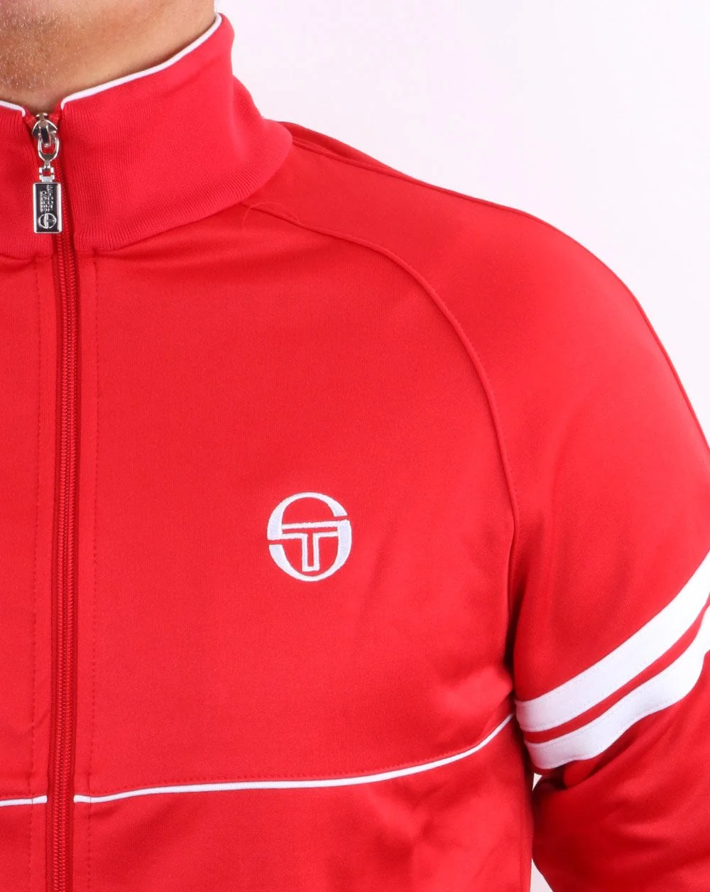 Sergio Tacchini Star Track Top Red/White - Image 4