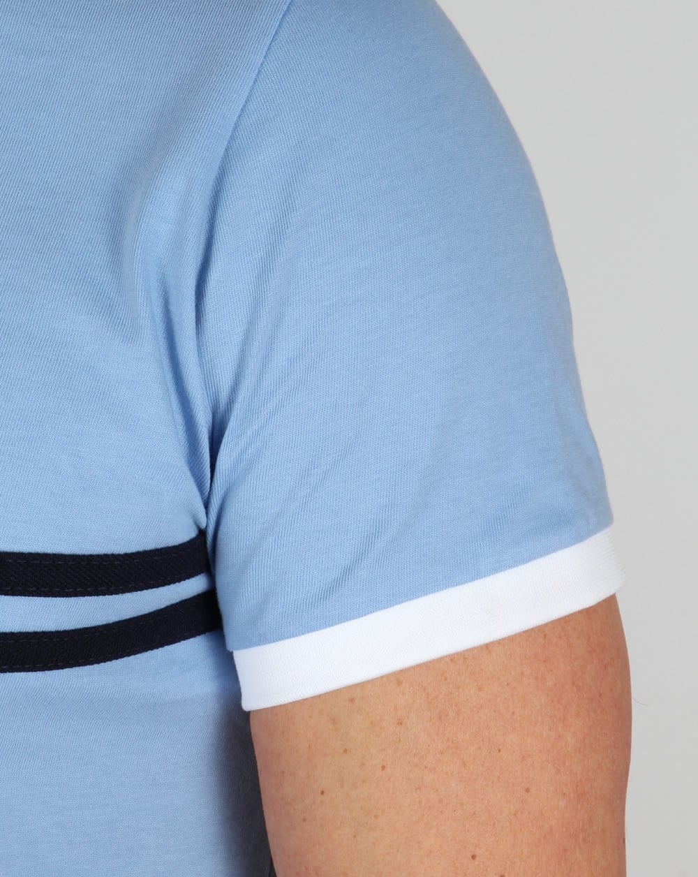 Sergio Tacchini Super Mac T-shirt Sky Blue/White - Image 3