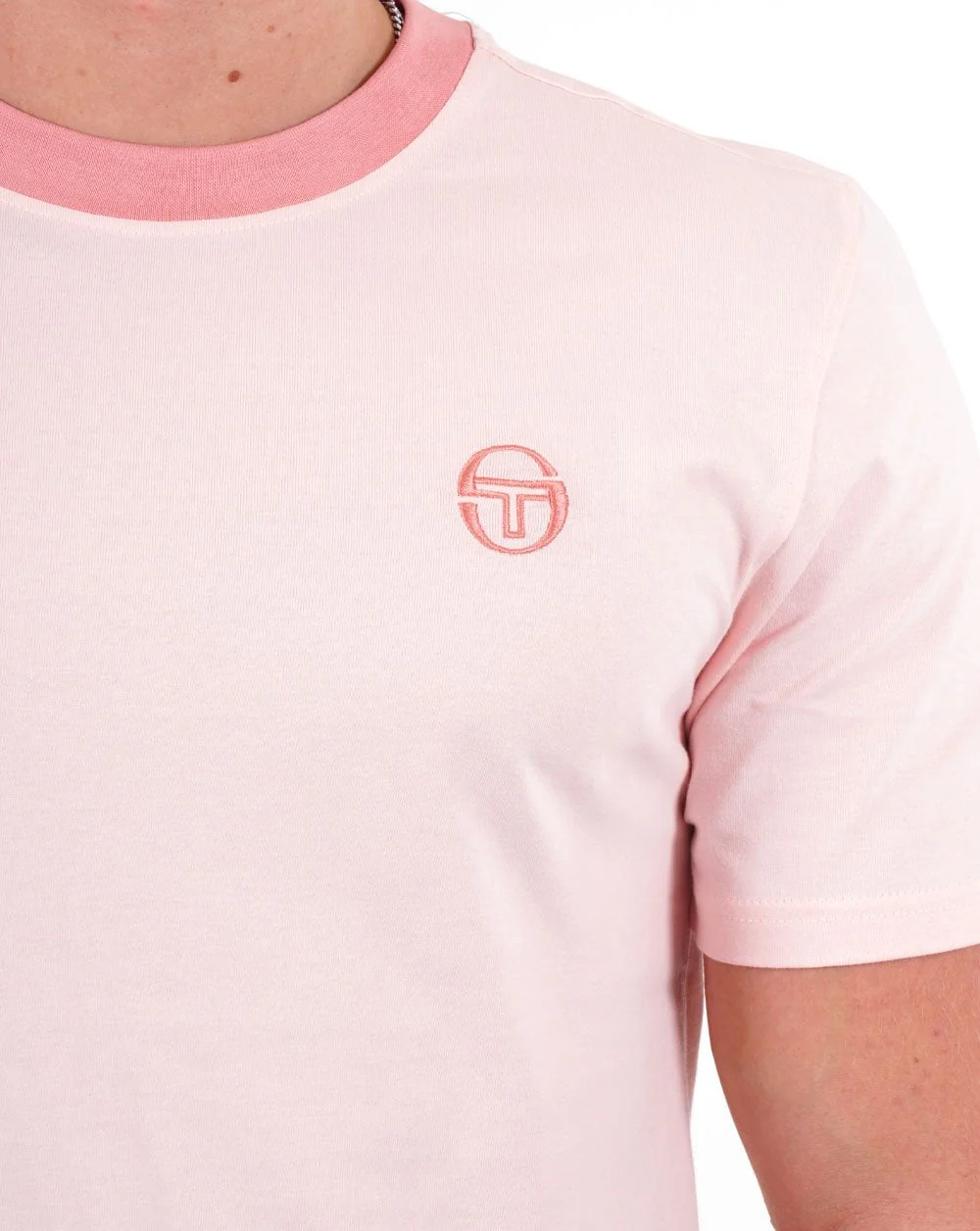 Sergio Tacchini Terme T Shirt Pink - Image 2
