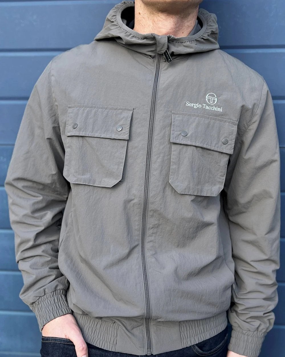 Sergio Tacchini Terrace Pocket Jacket Grey