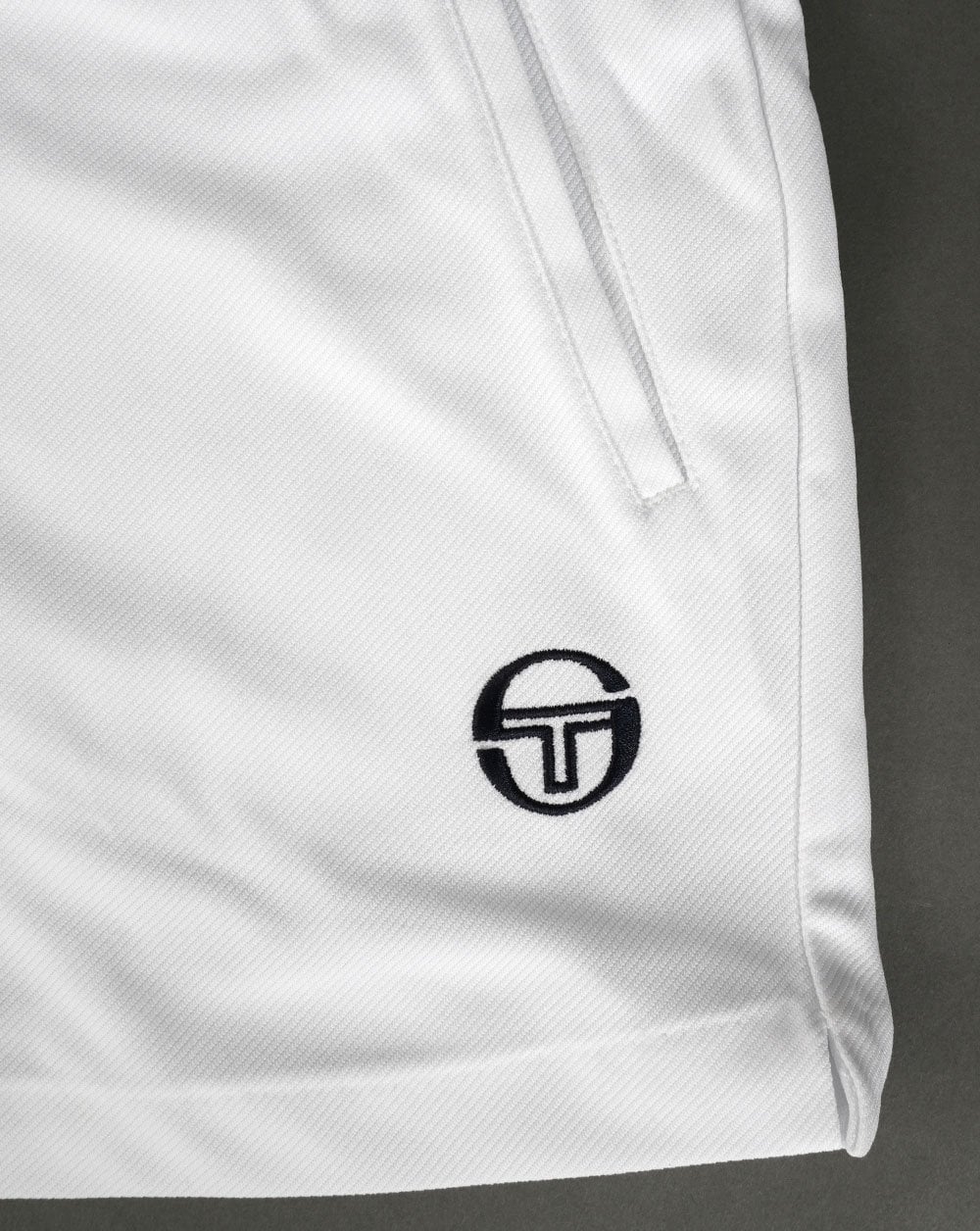 Sergio Tacchini Time Shorts White/Navy - Image 2