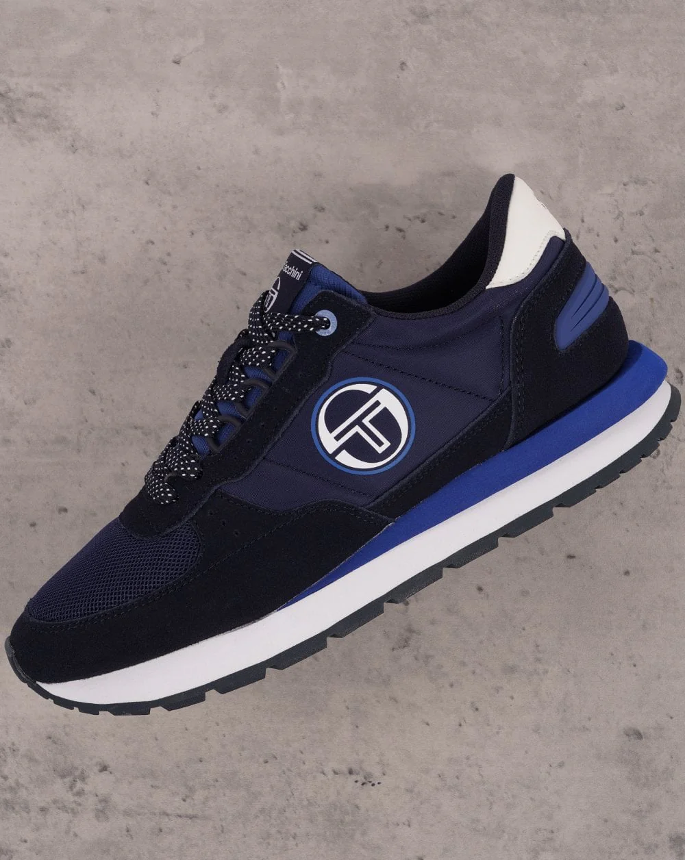 Sergio Tacchini Venezia Trainers Navy White - Image 2