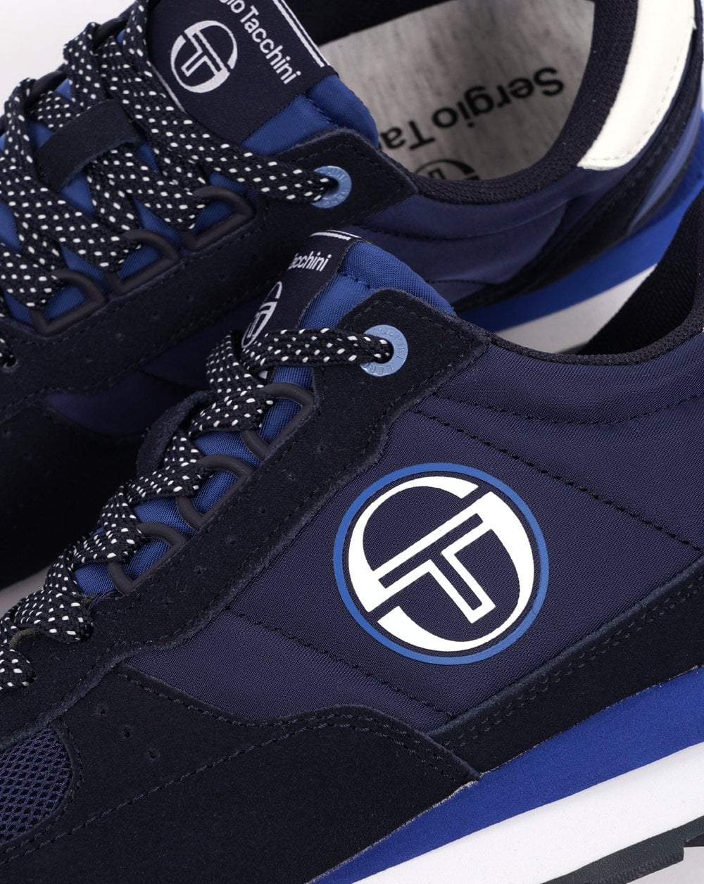 Sergio Tacchini Venezia Trainers Navy White - Image 4