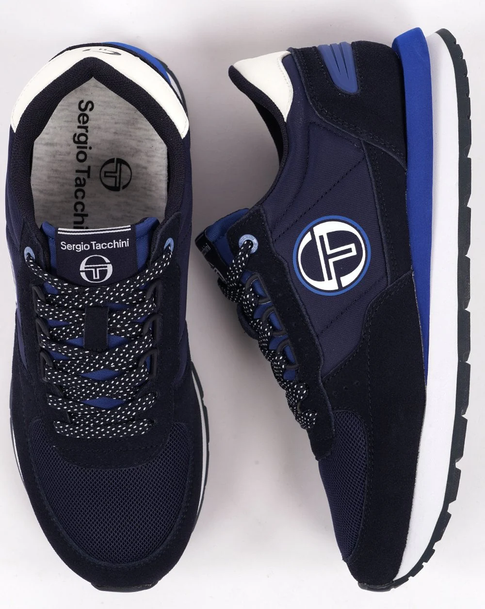 Sergio Tacchini Venezia Trainers Navy White - Image 5