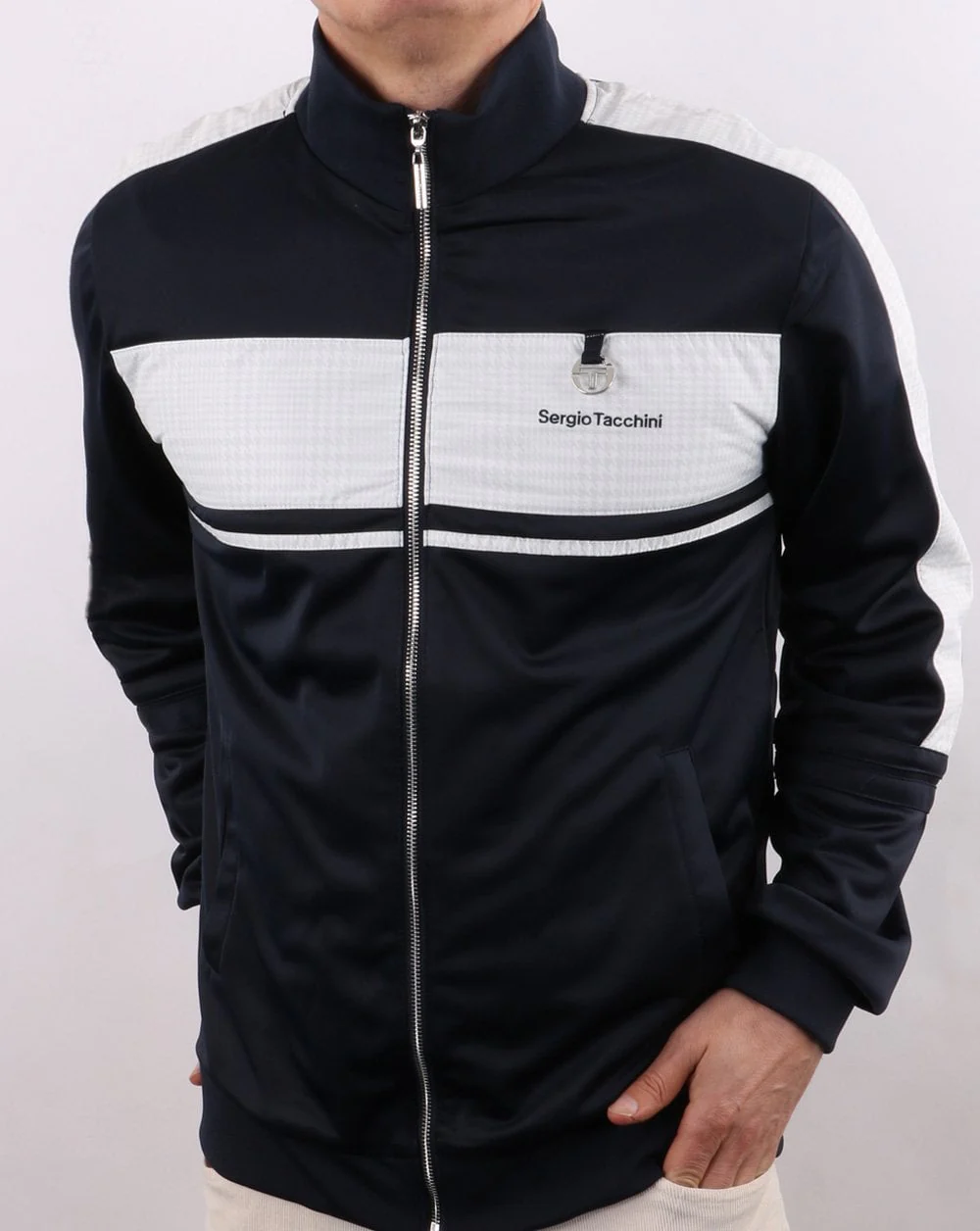 Sergio Tacchini Viletta Track Jacket Navy - Image 4