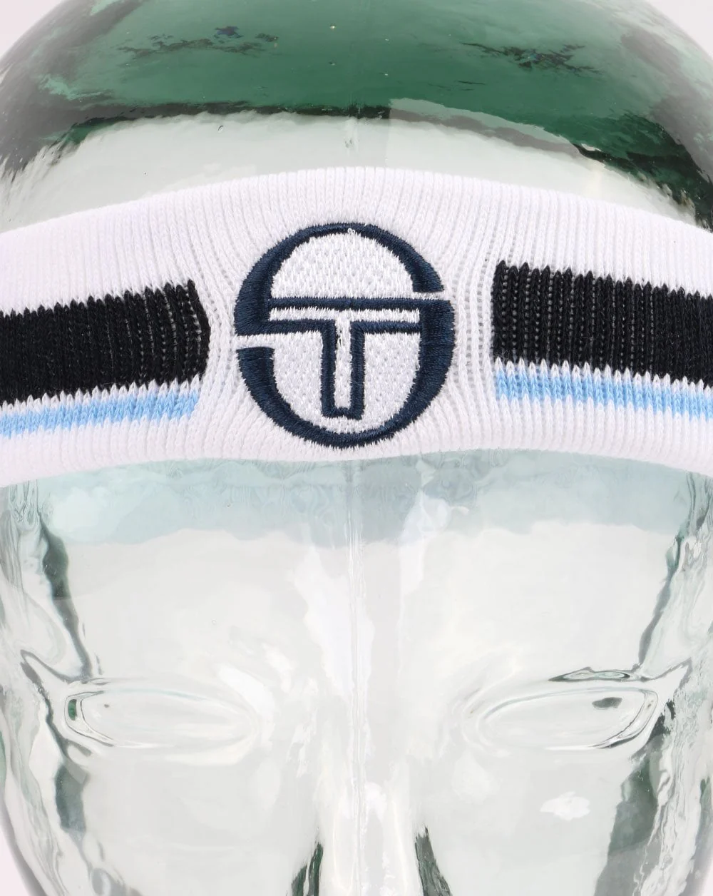 Sergio Tacchini Young Line Headband White/Navy/Blue - Image 2