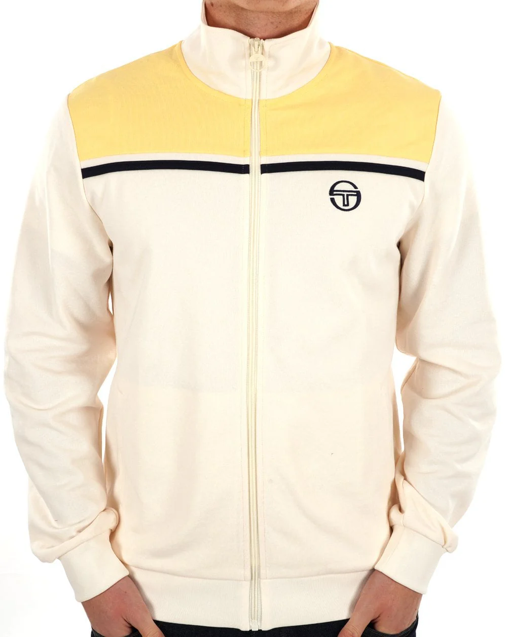 Sergio Tacchini Young Line MK2 Track Top Gardenia Yellow - Image 2