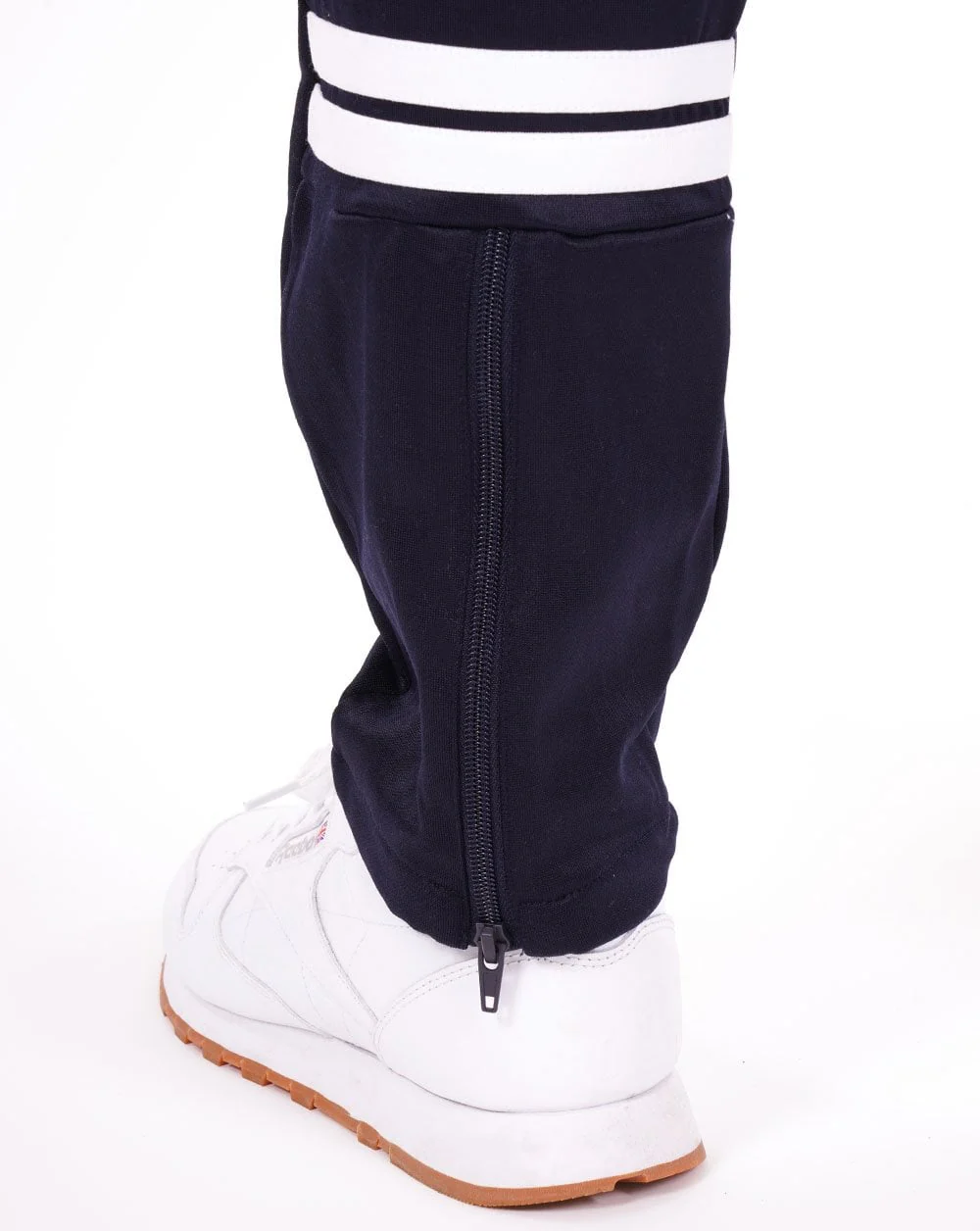 Sergio Tacchini Zip Bottom Track Pants Dark Navy - Image 4