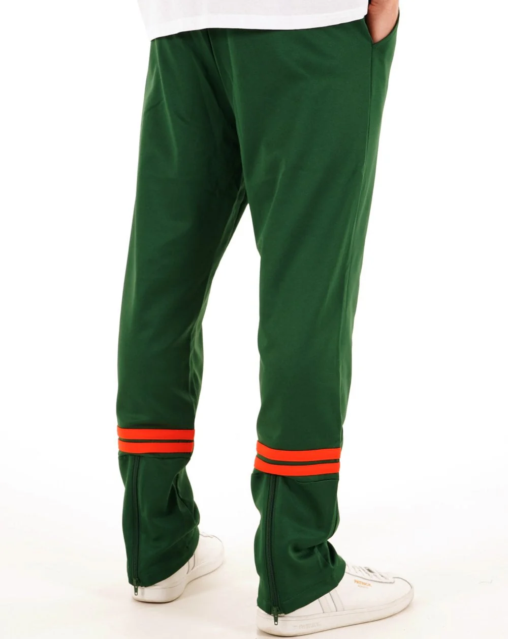Sergio Tacchini Zip Bottom Track Pants Green - Image 4
