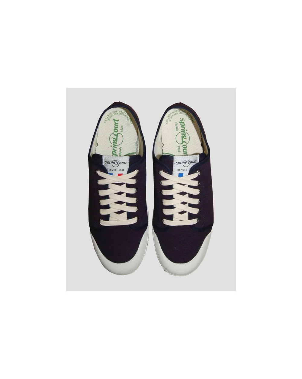 Spring Court G2 Canvas Pumps Midnight Navy - Image 4