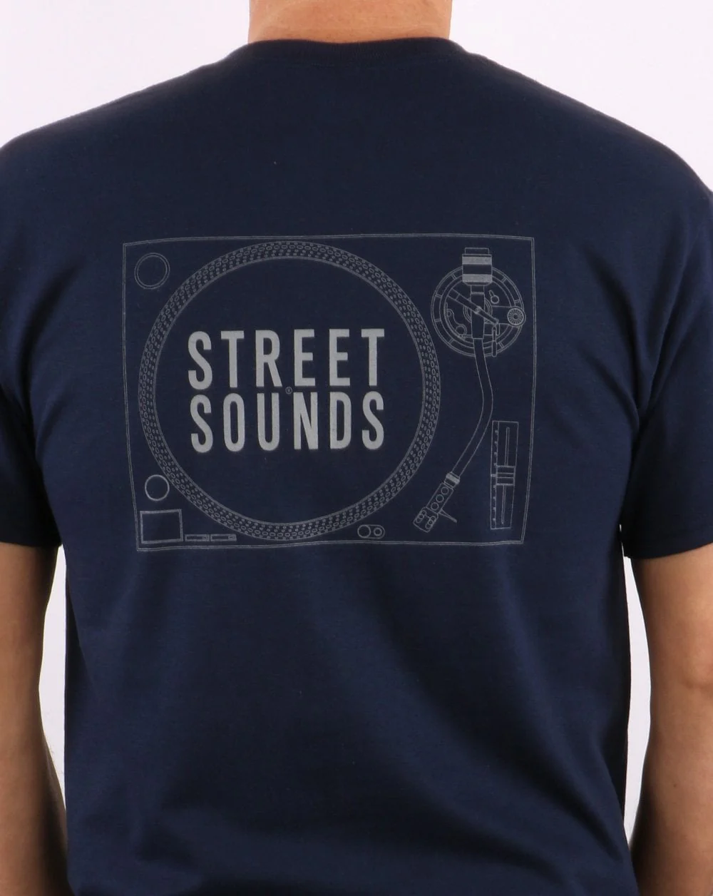 Street Sounds Classic Logo T-shirt Navy - Image 2